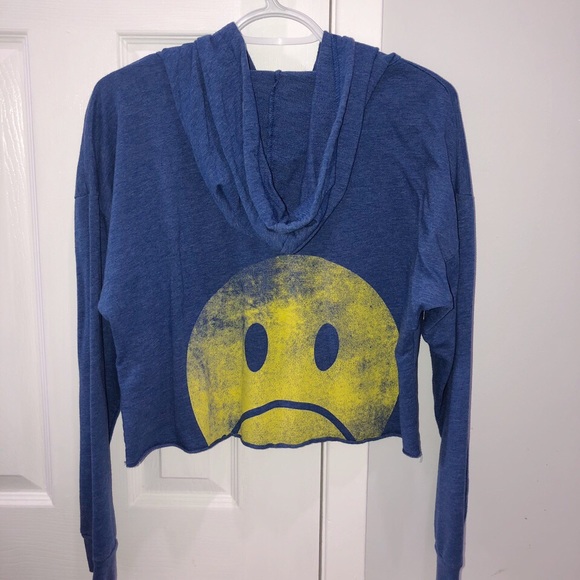 smiley face- frowny face sweatshirt - Picture 2 of 2